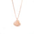 Buy 925 Sterling Silver jewellery Double Heart Rose Gold Chain Pendant for women