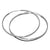 Large Silver Hoop Earring - Auriann