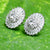 Sterling Silver Bugset Flower Shape Tops - Auriann