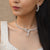 Buy 925 Sterling Silver Jewellery Beaded CZ Necklace With Earrings for women