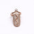 Buy Rose Gold Nail 925 Sterling Silver Ring with White Stone