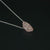 Buy Raw Pink Morganite Stone Pendant with 925 Sterling Silver chain