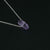 Buy 925 Sterling Silver Amethyst Pencil Pendant With Chain