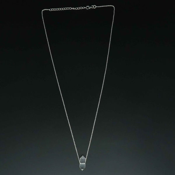 Buy Natural Crystal Pendant with 925 Sterling Silver chain