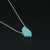 Buy Raw Turquoise Stone Pendant with 925 Sterling Silver chain