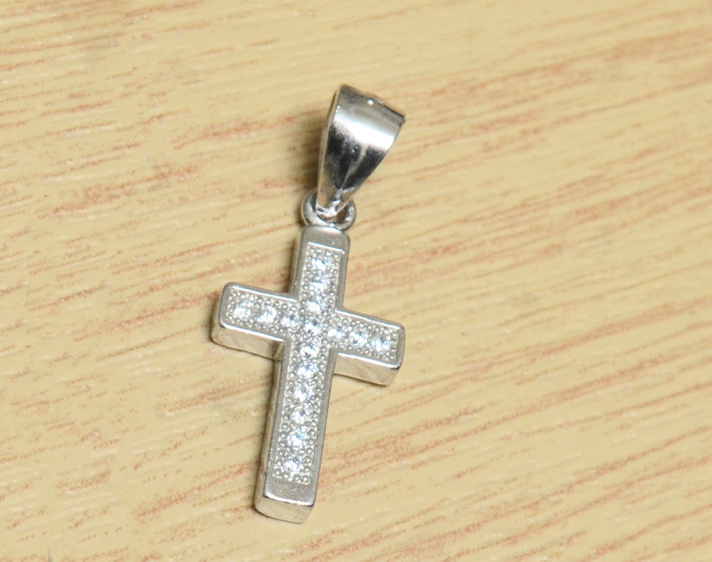 Sterling Silver Cross Pendant - Auriann