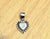 Silver Mini Heart  Pendant - Auriann