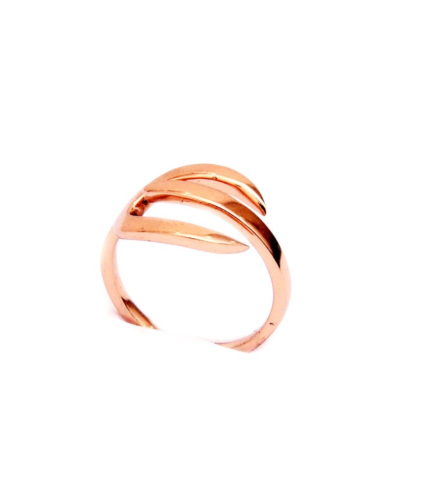 Sterling Silver Rose Gold Ring - Auriann