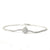 Buy Oval Studded 925 Sterling Silver Bracelet