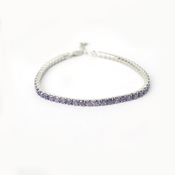 Buy 925 Sterling Silver jewellery Lavender Stone Bracelet