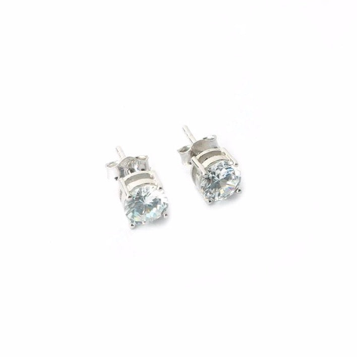 Buy online Circle  Stud Earring 925 Sterling Silver jewellery