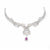 Buy Antique Ruby Necklace With Earrings 925 Sterling Silver Jewellery for women