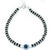 Buy 925 Sterling Silver jewellery Evil Eye Nazariya Bracelet with Black Beads