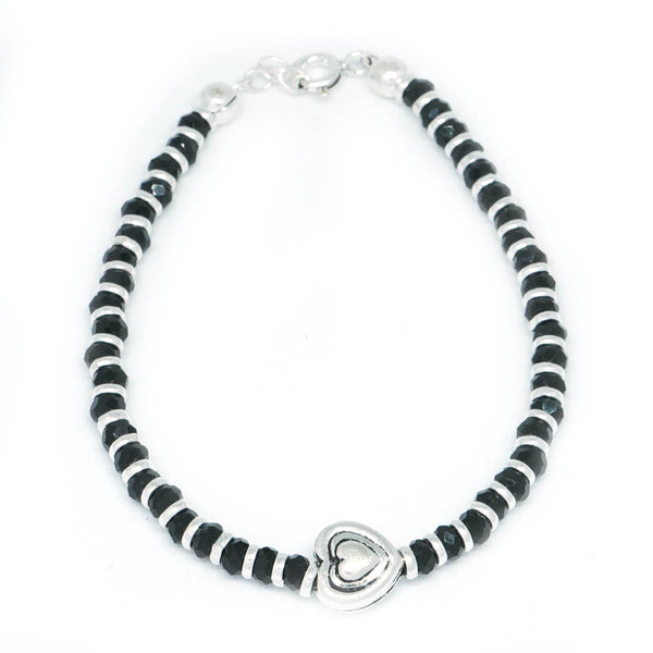 Buy online 925 Sterling Silver Heart Nazariya Bracelet