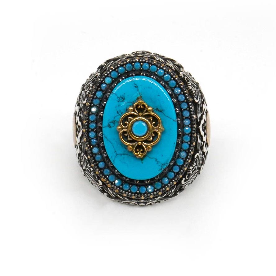 Buy 925 Sterling Silver Jewellery Aqua Blue Zircon Stone Cut Ring for women