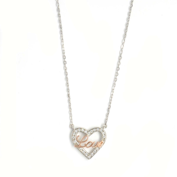 Buy 925 Sterling Silver Jewellery Love Charm Pendant Chain