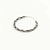 RITI- 925 Sterling Silver Oxidised Hoop Earring