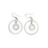 Buy 925 Sterling Silver jewellery CZ Double Hoop Earring for women