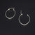 Buy Oval Shaped Hoop 925 sterling silver Earring