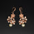 Buy 925 Sterling Silver jewellery Rose Gold Pearl Earring for women