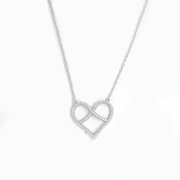 Buy Heart Shape Pendant 925 Sterling Silver jewellery with Chain