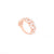 925 Sterling Silver Rose Gold Ring