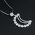 925 Sterling Silver Moon Pendant With Earring
