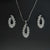 925 Sterling Silver Designer Pendant With Earring