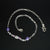 Buy 925 Sterling Silver Jewellery Multicolor Dangle Bead Anklet