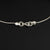 925 Sterling Silver Black Beads Charm Anklet