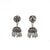 925 Sterling Silver Oxidised Shine Elegant Jhumka Earring