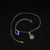 Buy Aquamarine Blue Stone Anklet 925 Sterling Silver jewellery for women