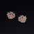 Buy Antique  CZ Rose Gold Stud 925 Sterling Silver Jewellery for women