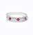 Sterling Silver Exclusive Ring With Red Stone - Auriann
