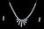 Foldable Sterling Silver Necklace With Earring - Auriann