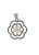 Sterling Silver Pearl  Flower Pendant - Auriann