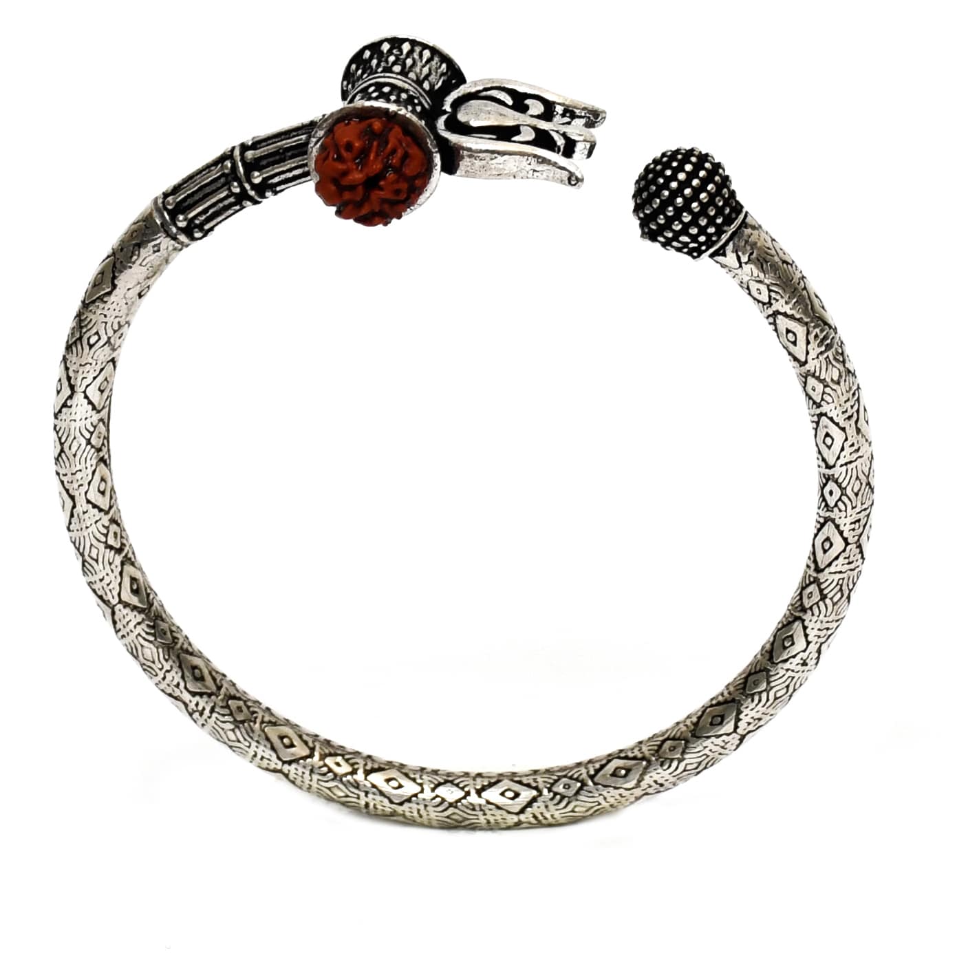 10 Mukhi Rudraksha Bracelet in Pure Silver 92.5ct | Buy Now