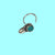RITI- 925 Sterling Silver Oxidised Turquoise Nose Ring