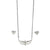 Buy 925 Sterling Silver jewellery Diamond Shape Mangalsutra Pendent with Earrings for women
