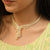 Buy Gold Plated Reflective Necklace with Earrings 925 Sterling Silver jewellery