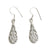 RITI- Oxidised Sterling Silver Hanging Drops Earrings - Auriann