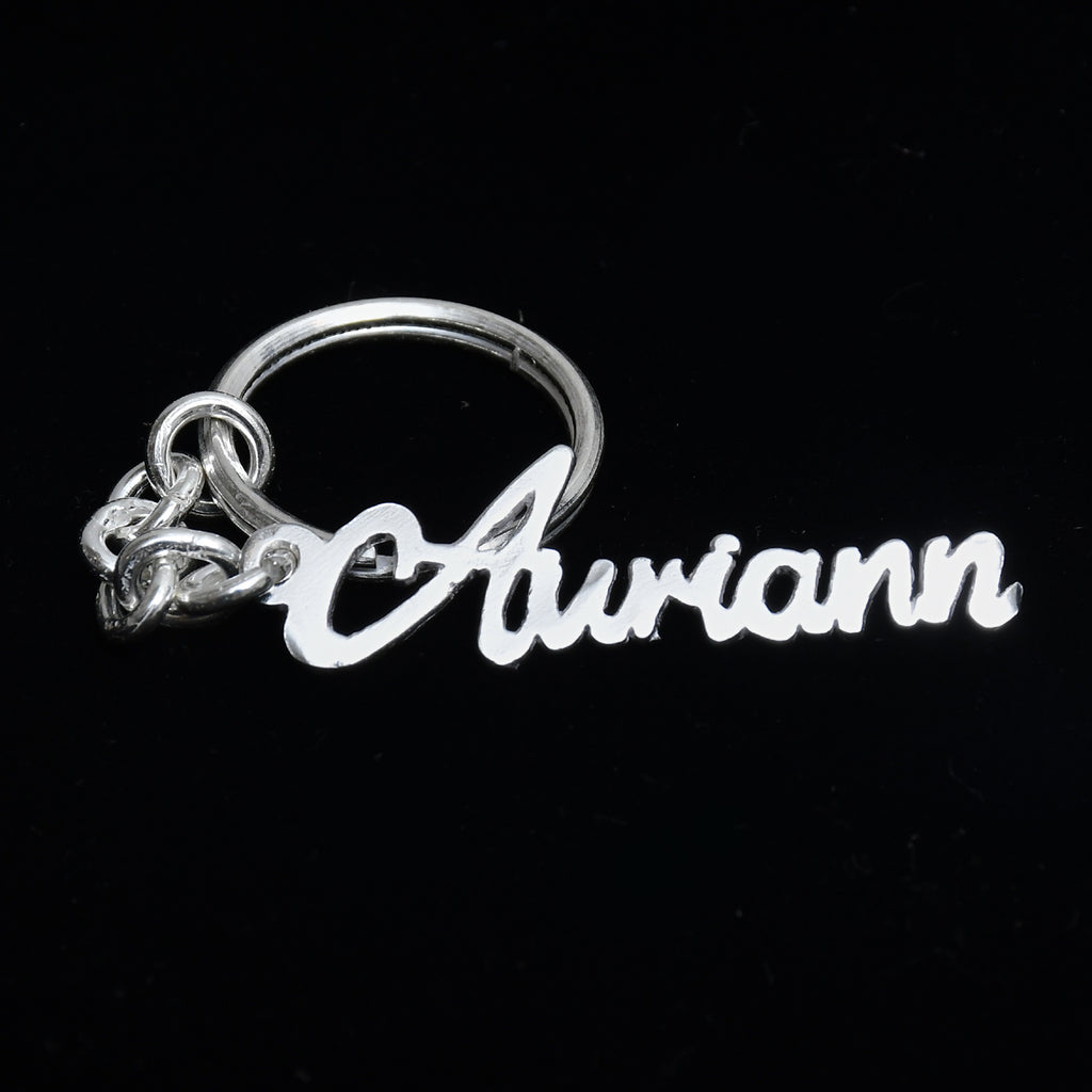 Silver Auriann Key Ring - Auriann