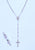 Sterling Silver Hanging Cross Pendant Chain - Auriann