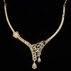 Buy 925 Sterling Silver Jewellery Drop Necklace with Flower Earring for women